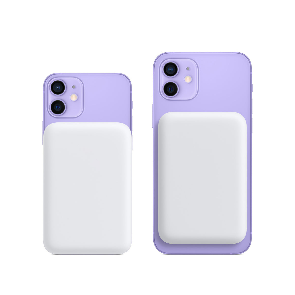 Xipin WS-T123 M-safe Wireless Şarj Özellikli Akıllı Magnetik Powerbank 5000mAh Beyaz