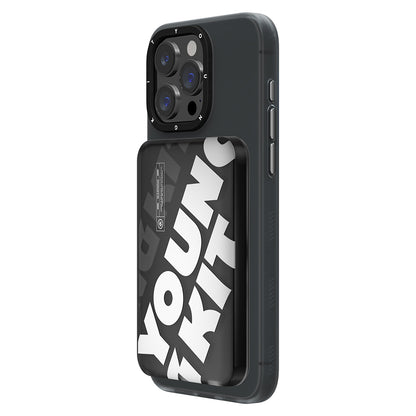 Youngkit APE Hızlı Şarj Özellikli Wireless Powerbank 15W 5000mAh Siyah