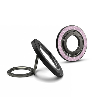 Youngkit Colorful Serisi Double Magnetik Ring Stand Telefon Tutucu Pembe