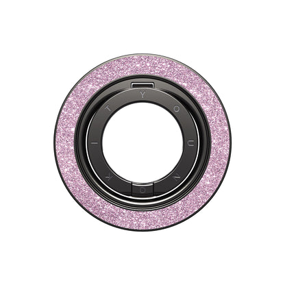 Youngkit Colorful Serisi Double Magnetik Ring Stand Telefon Tutucu Pembe