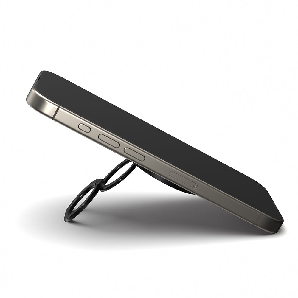 Youngkit Colorful Serisi Double Magnetik Ring Stand Telefon Tutucu Siyah