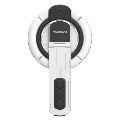 Youngkit Technology Serisi Telefon ve Tabletler için Magnetik Ring Stand Beyaz