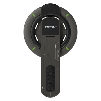 Youngkit Technology Serisi Telefon ve Tabletler için Magnetik Ring Stand Siyah