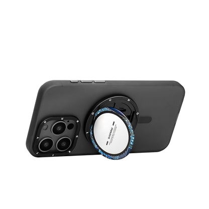 Youngkit Telefon ve Tabletler için Magnetik Ring Stand Siyah-Turuncu