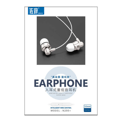 Zolcil N200+ 3.5mm Kulaklık Siyah