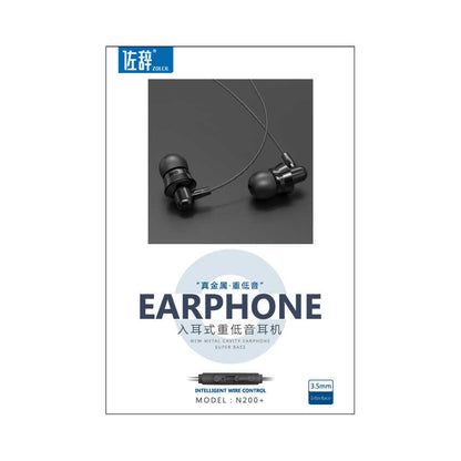 Zolcil N200+ 3.5mm Kulaklık Siyah