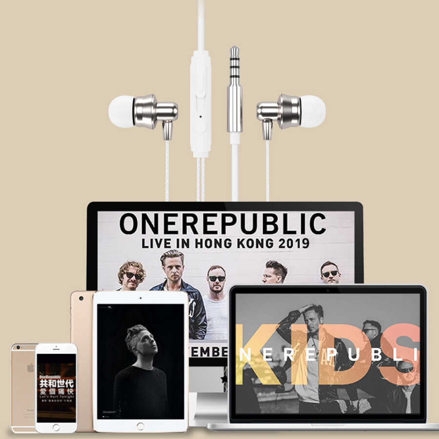 Zolcil N200+ 3.5mm Kulaklık Gümüş