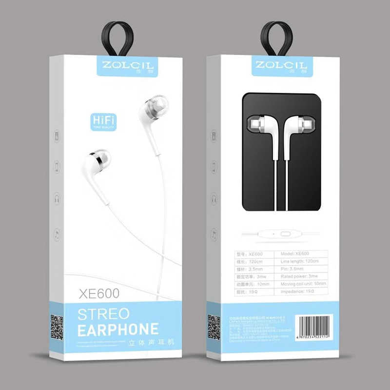 Zolcil XE600 3.5mm Mp3 Stereo Kulaklık Beyaz
