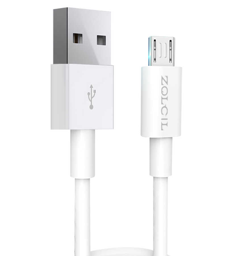Zolcil ZC100 Micro Usb Kablo Beyaz