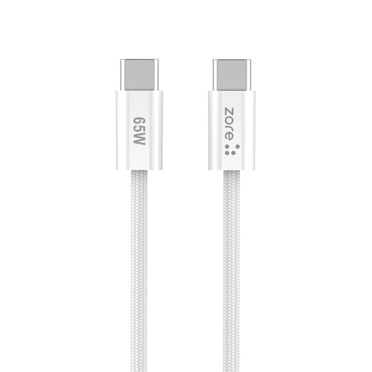 Zore Vol Serisi Type-C to Type-C PD Şarj ve Data Kablosu 65W 3A 1 Metre